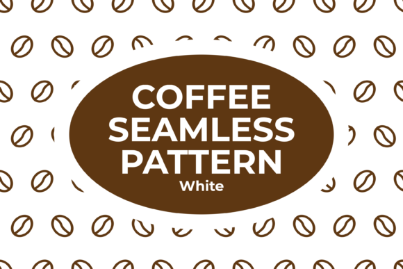Coffee Icon in White Background Pattern: A Versatile Design Element
