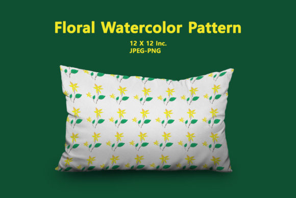 Floral Watercolor Seamless Pattern: A Versatile Design for Creative Projects