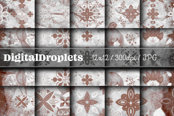 Nordic Christmas Vol. 7 Collection: A Vintage Christmas Paper Set for Creative Projects