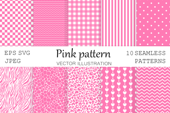 Pink Pattern: A Versatile Collection for Creative Projects