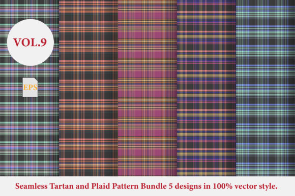 Tartan and Plaid Pattern Bundle Vol.9: A Modern Creator’s Essential Resource