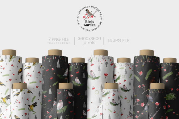 Winter Christmas Digital Paper Pattern: A Creative Resource for All